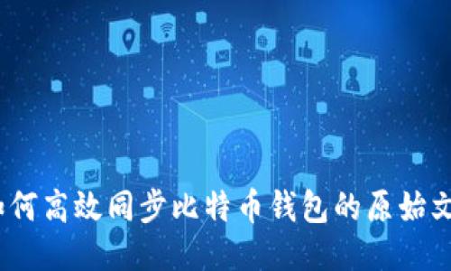 : 如何高效同步比特币钱包的原始文件？