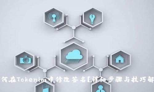 如何在Tokenim中修改签名？详细步骤与技巧解析